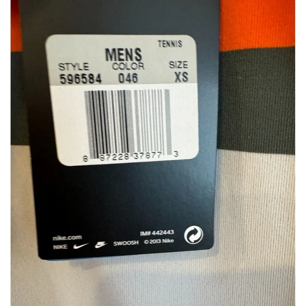 Nike Rafa Nadal 2014 Indian Wells Miami Tennis Shirt Men's Size XS 596584-046